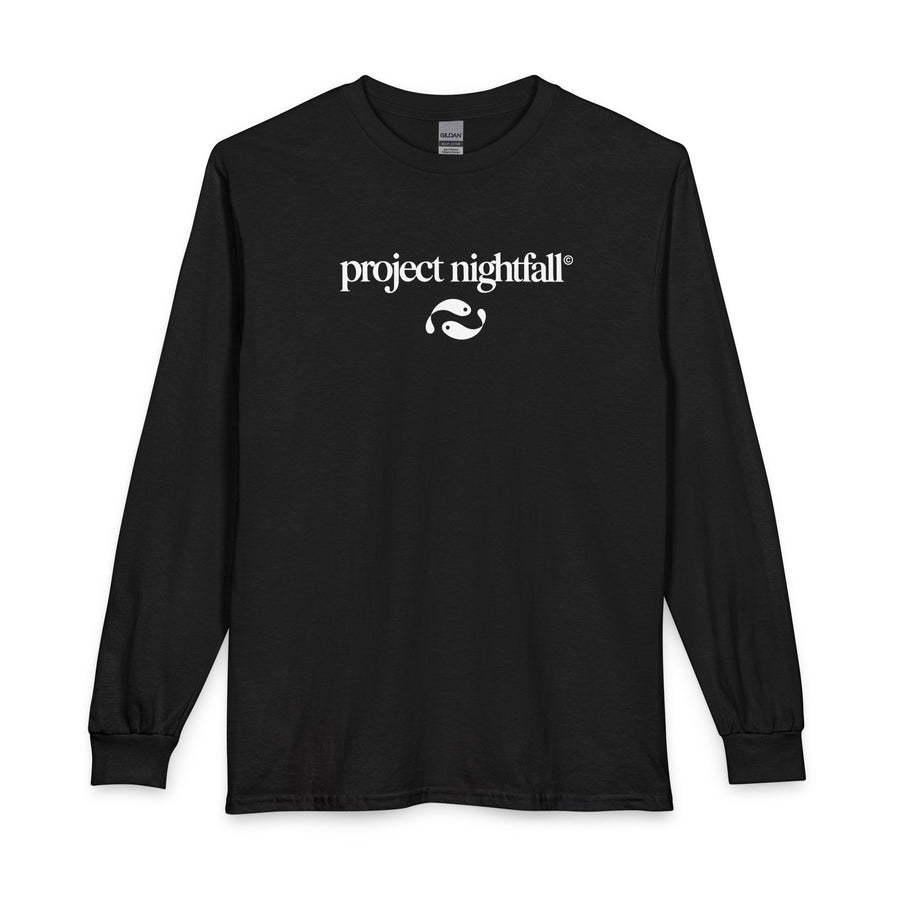 PRINTED BLACK LONG SLEEVE