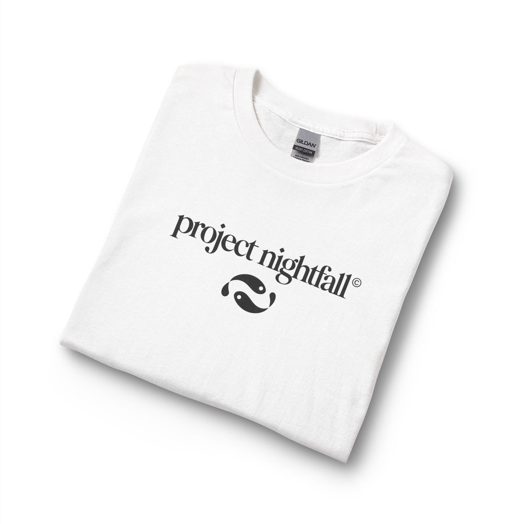 BLACK PRINTED WHITE LONG SLEEVE