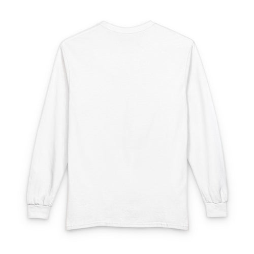 BLACK PRINTED WHITE LONG SLEEVE