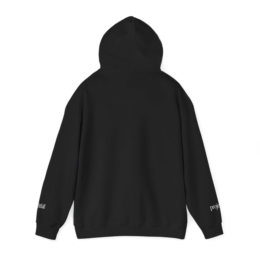 PRINTED BLACK HOODIE