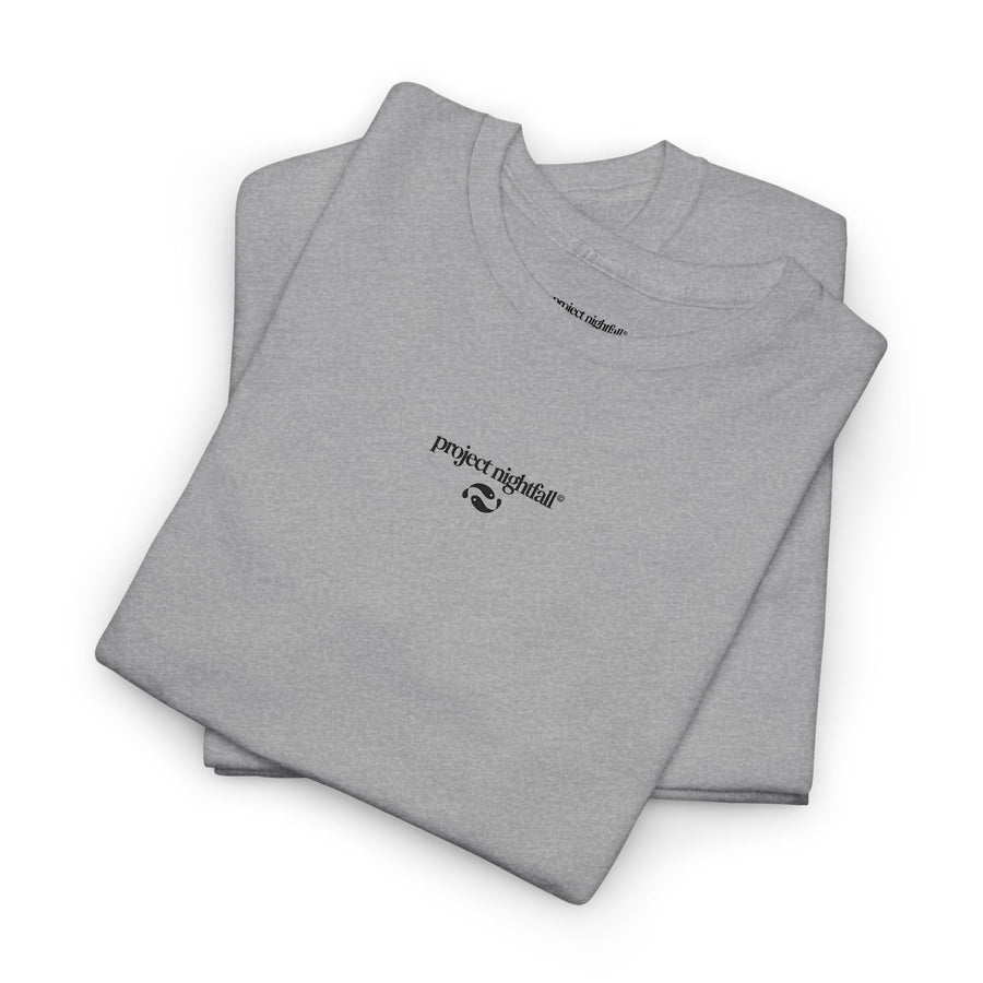 EMBROIDERED ANTHRACITE TSHIRT