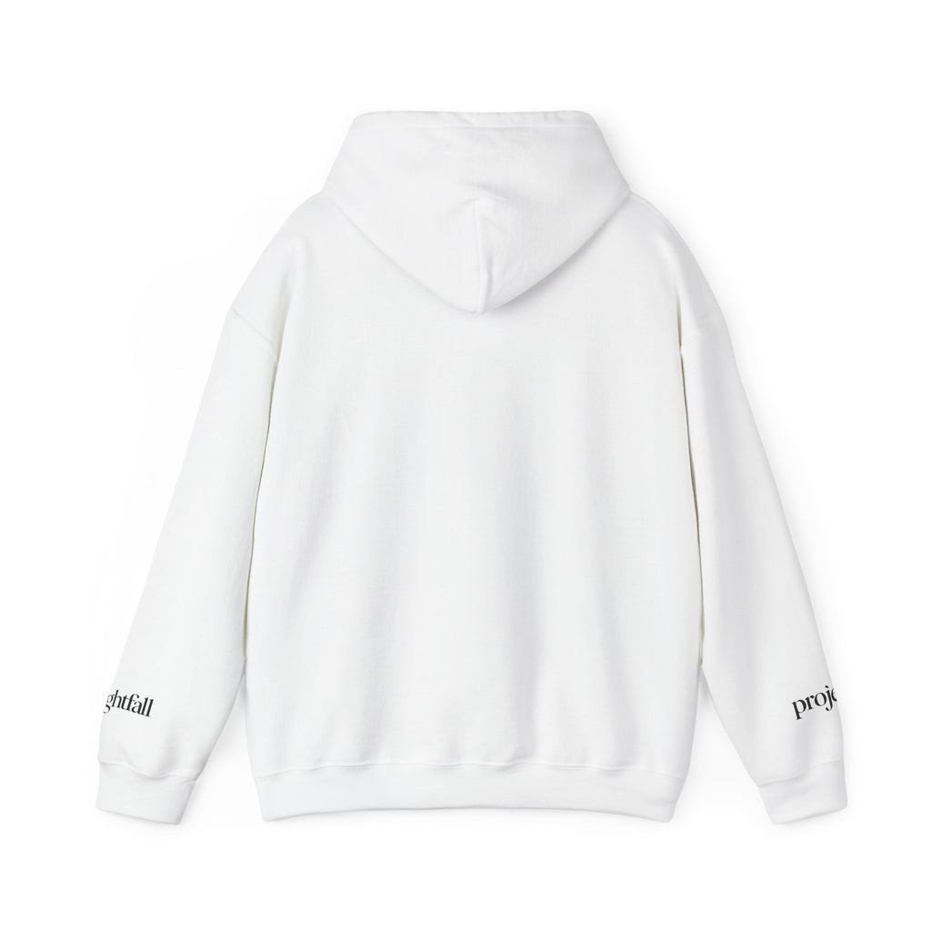PRINTED WHITE HOODIE