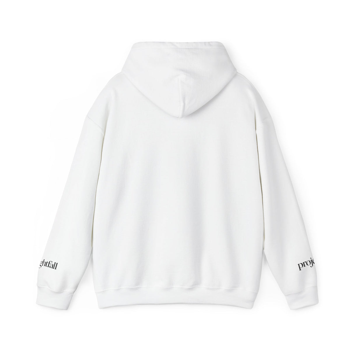 PRINTED WHITE HOODIE