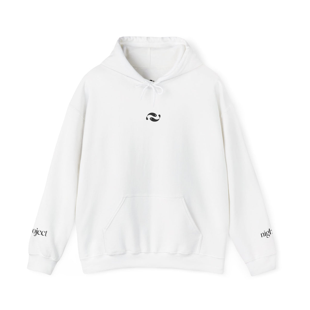 PRINTED WHITE HOODIE