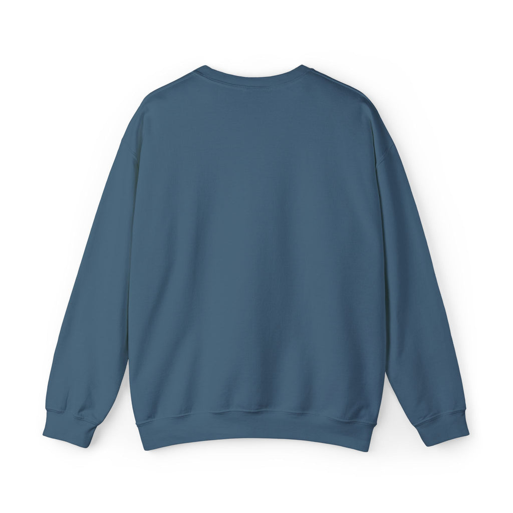 EMBROIDERED INDIGO SWEATSHIRT