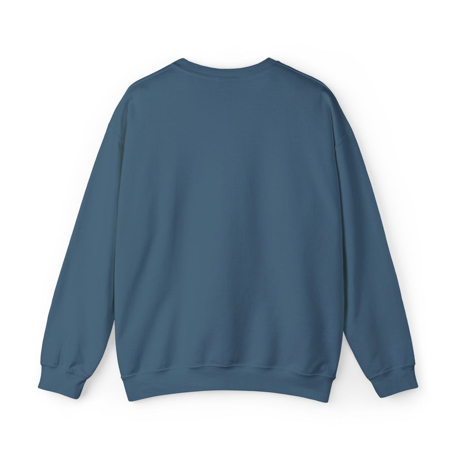 EMBROIDERED INDIGO SWEATSHIRT