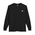 PRINTED SIDE BLACK LONG SLEEVE