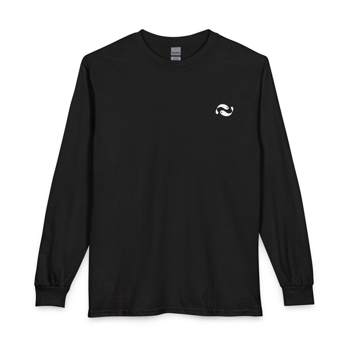PRINTED SIDE BLACK LONG SLEEVE