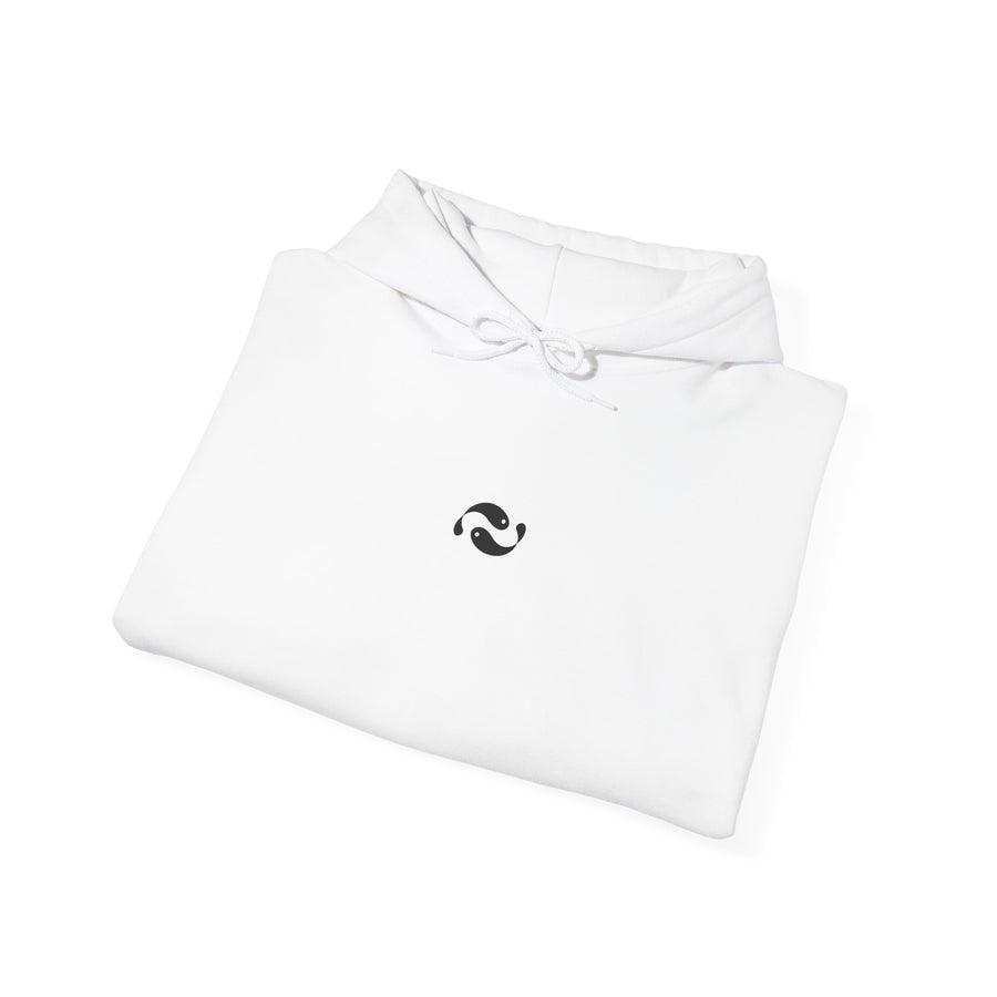 PRINTED WHITE HOODIE