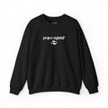 embroidered white logo black Sweatshirt
