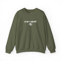 embroidered white logo green Sweatshirt
