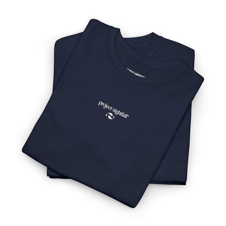 EMBROIDERED MIDNIGHT NAVY TSHIRT