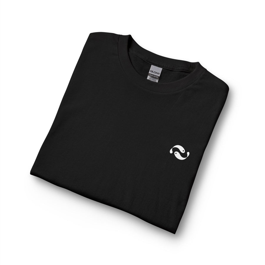 PRINTED SIDE BLACK LONG SLEEVE