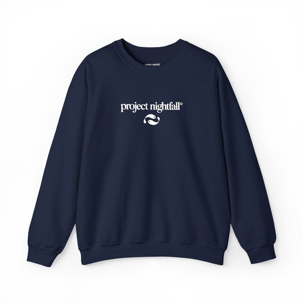 EMBROIDERED NAVY SWEATSHIRT