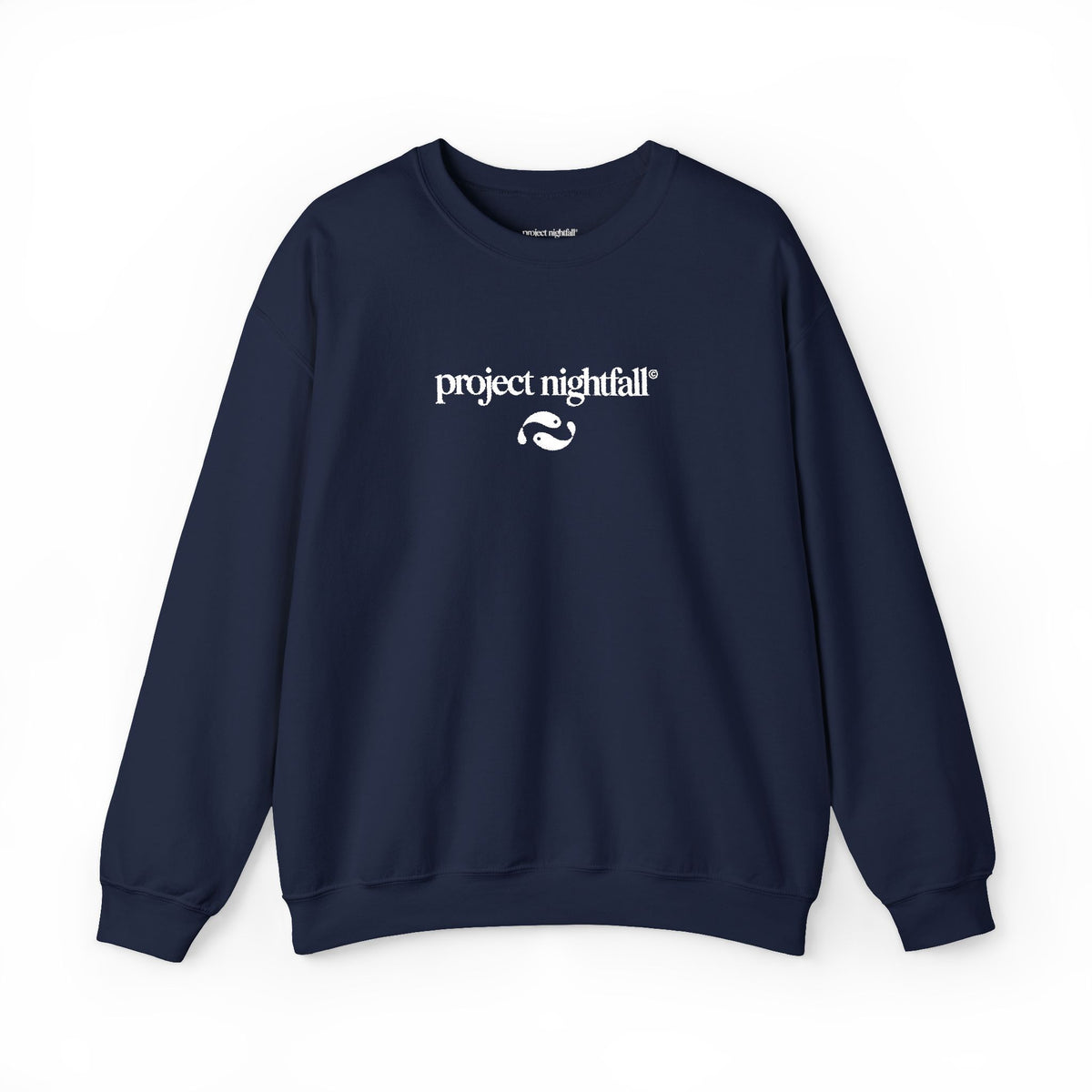 EMBROIDERED NAVY SWEATSHIRT