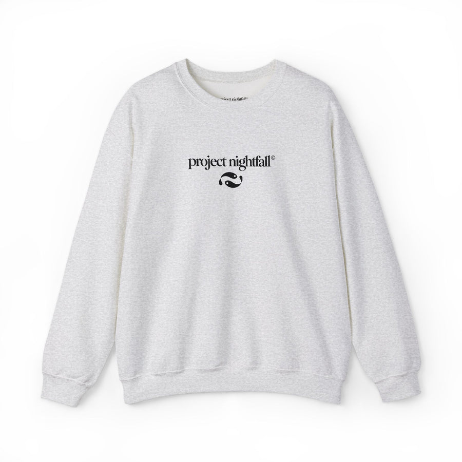 black embroidered ash Sweatshirt