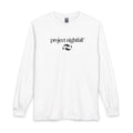 BLACK PRINTED WHITE LONG SLEEVE