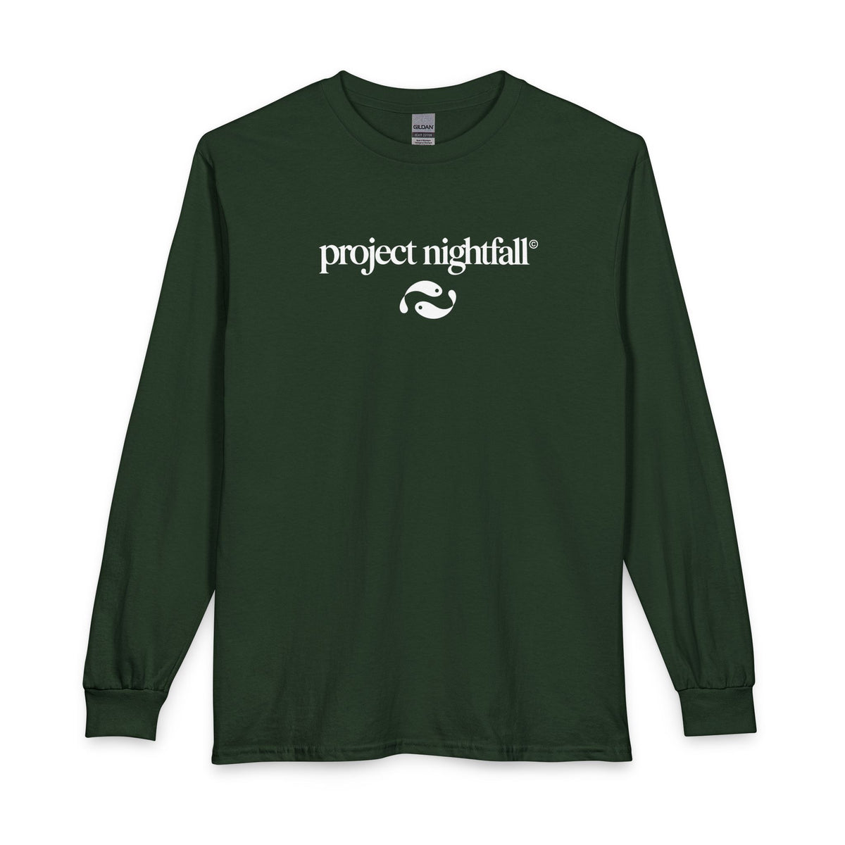 PRINTED DARK GREEN LONG SLEEVE