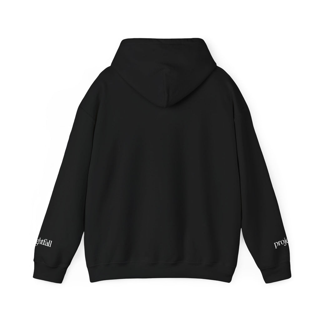 PRINTED BLACK HOODIE