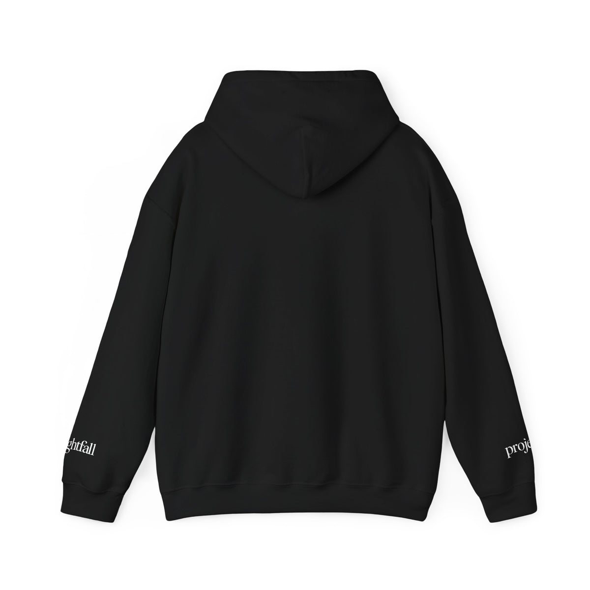 PRINTED BLACK HOODIE