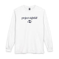 BLUE PRINTED WHITE LONG SLEEVE