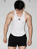 PRINTED WHITE TANK TOP