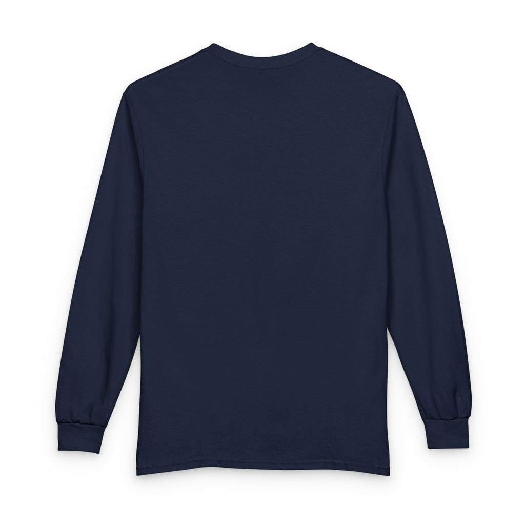 PRINTED NAVY LONG SLEEVE