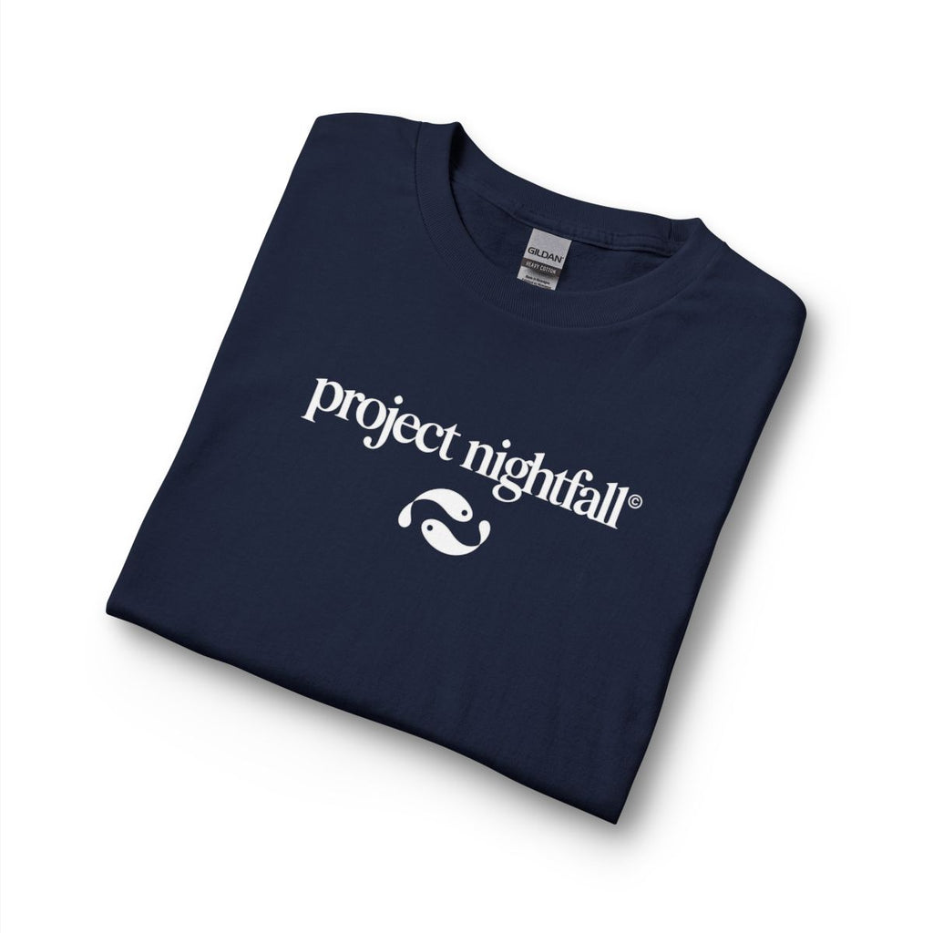 PRINTED NAVY LONG SLEEVE